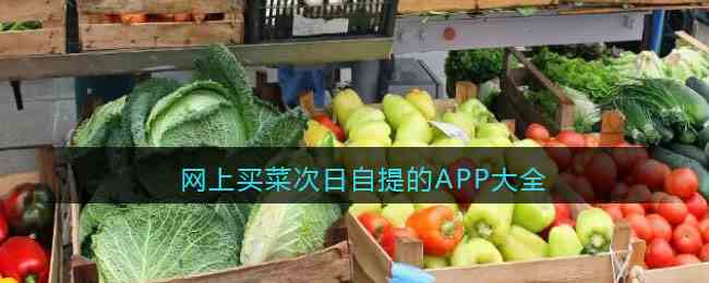 网上买菜次日自提的APP大全