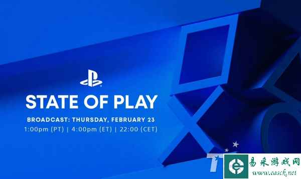 PS新一期State Of Play发布会将在2月24日5时举办