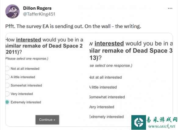 EA 询问粉丝是否会对更多《死亡空间》重制版感兴趣