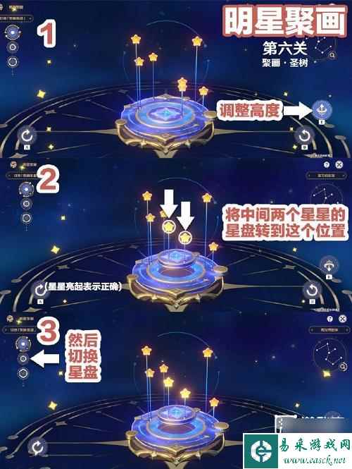 原神明星聚画第六关攻略