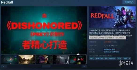 《红霞岛》Steam在线人数已不及11年前发售的《耻辱》