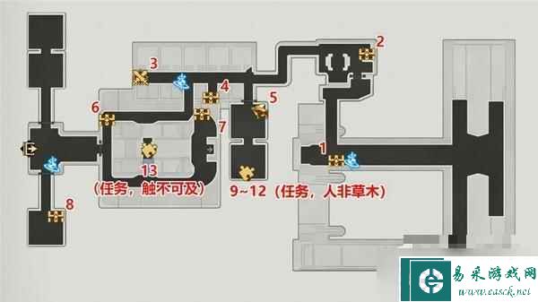 《崩坏星穹铁道》1.0版全宝箱位置一览