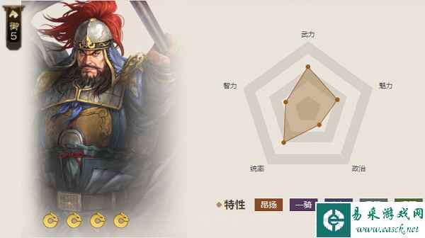 《三国志战棋版》吴钩属性介绍