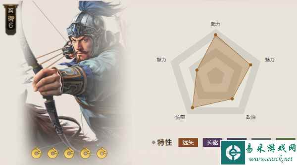 《三国志战棋版》东胡飞弓属性介绍