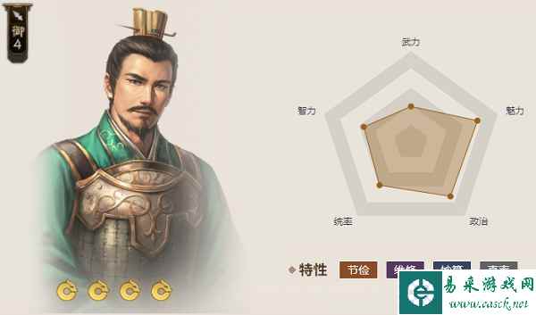 《三国志战棋版》双鹤筝属性介绍