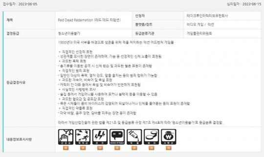 未知平台《荒野大镖客：救赎》在韩国过审 有望推出重制版