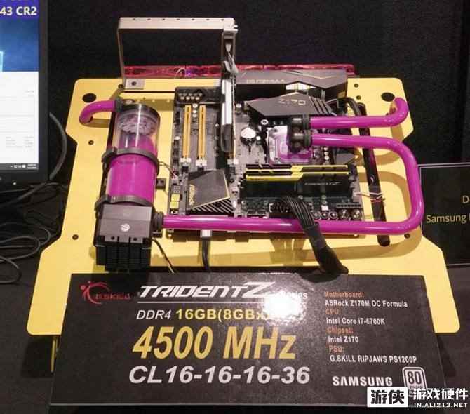 频率开始飚起来了 芝奇展示DDR4 4500MHz内存