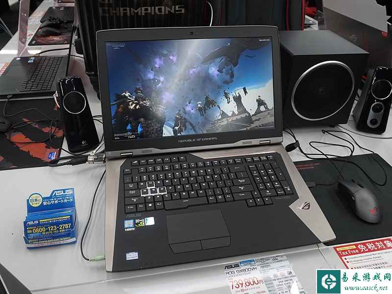 华硕双路GTX1080游戏本GX800即将发售！售价近5万