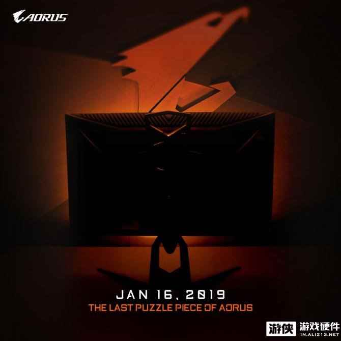 CES 2019：技嘉预热AORUS电竞显示器 三面超窄边框