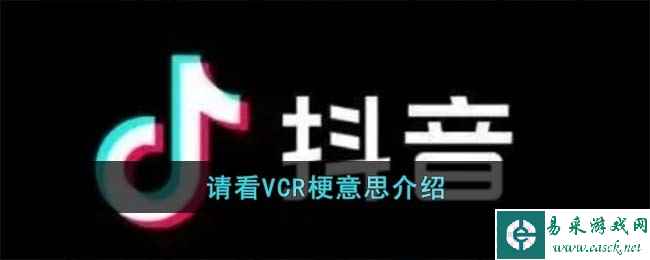 请看VCR梗意思介绍