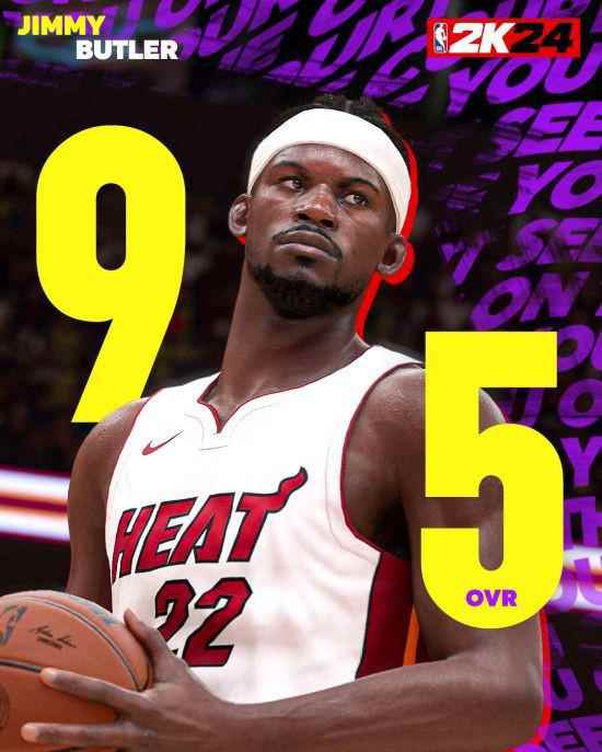 NBA 2K24球员能力值公布！约基奇98分实至名归！