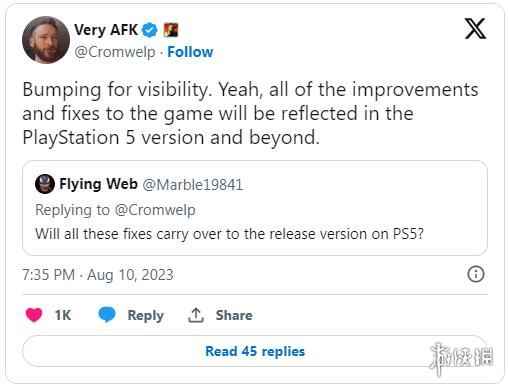 PC版《博德之门3》的更新/补丁都会包含在PS5版游戏中