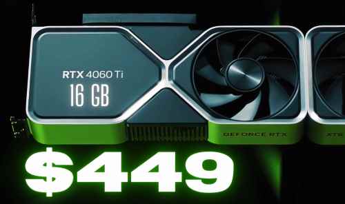 为应对AMD新产品 英伟达4060Ti 16G降至449美元