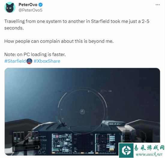 《星空》跃迁加载只需2-5秒 玩家称:哪有一直加载的！