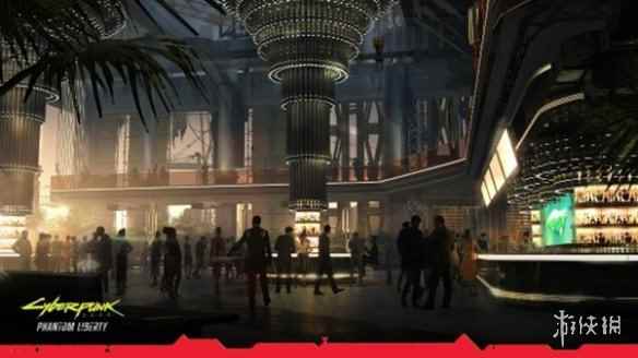 《2077》最新概念图公布:地下交易场所——黑色蓝宝石
