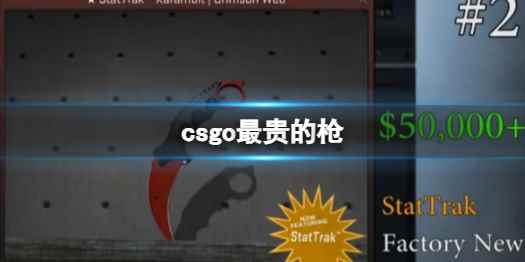 《csgo》最贵的枪一览