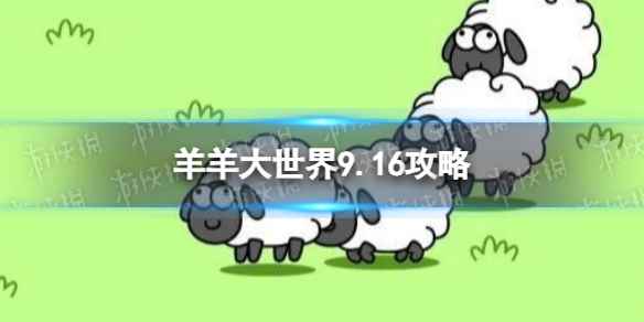 《羊了个羊》羊羊大世界9.16攻略 9月16日羊羊大世界怎么过