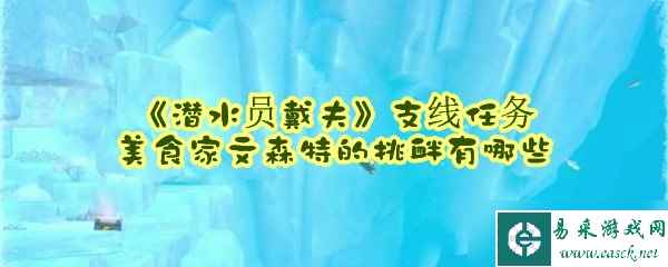 《潜水员戴夫》支线任务美食家文森特的挑衅有什么