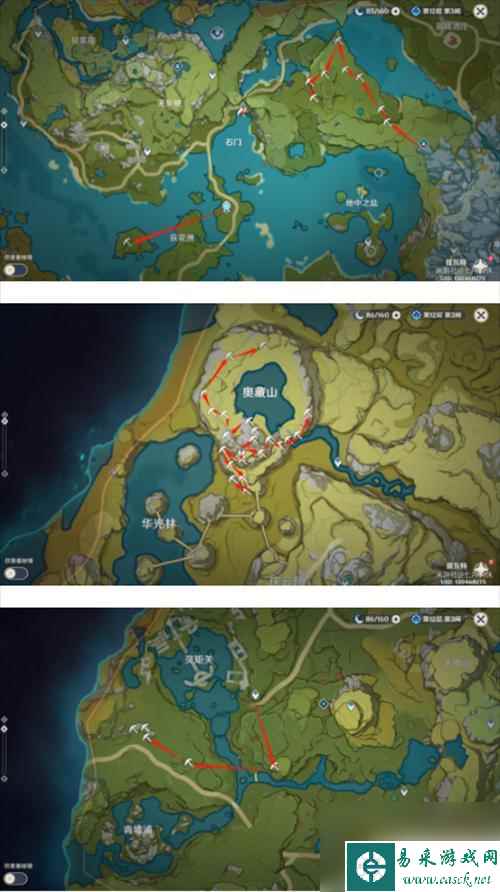 原神白矿石密集点 《原神》白铁矿采集最佳路线图分享