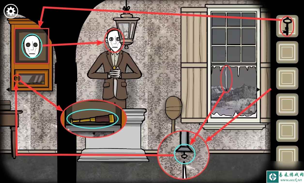 《锈湖根源》第11关面具解密攻略