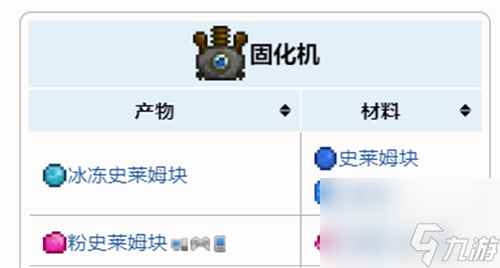 泰拉瑞亚固化机有什么用-可合成物品介绍