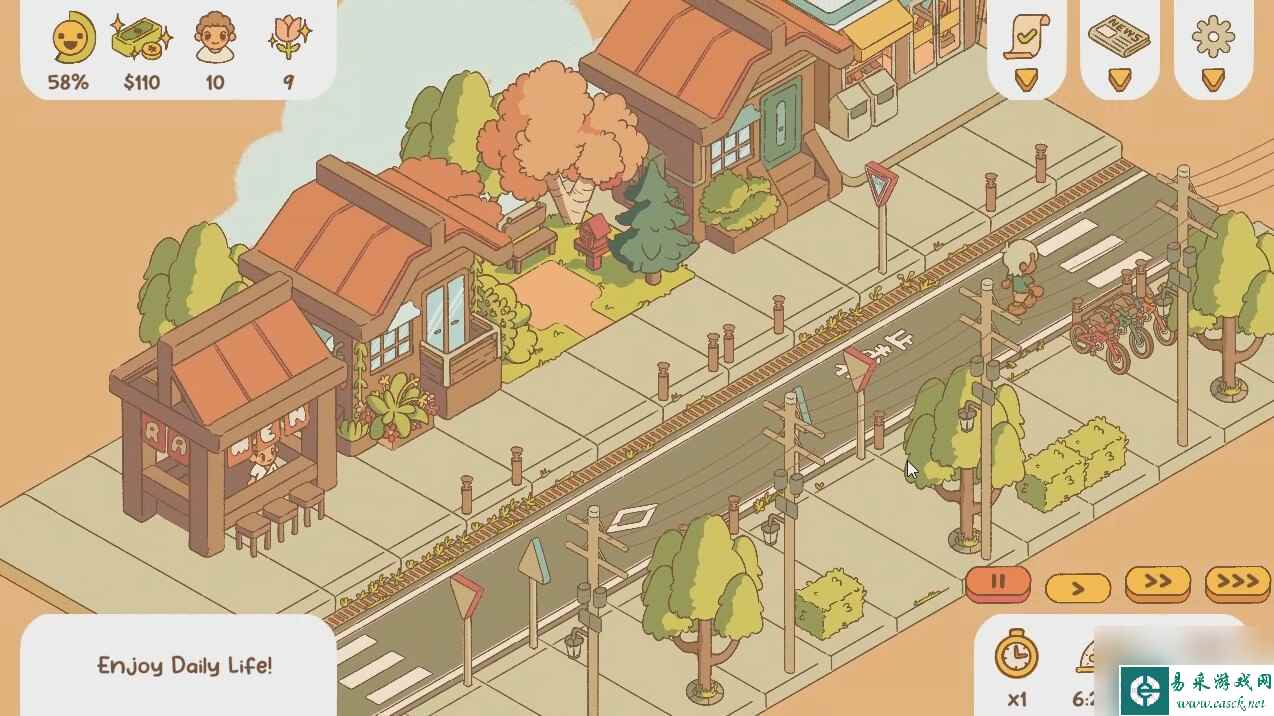日式风格商店街经营模拟游戏《南小路》公布 2024年1月登陆Steam
