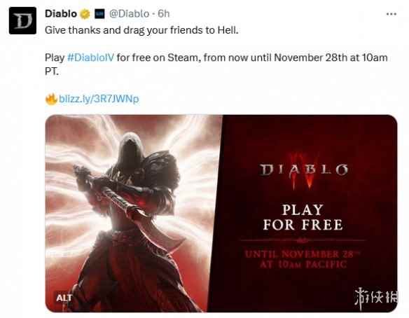 《暗黑破坏神4》在Steam开启免费试玩！新史低促销中