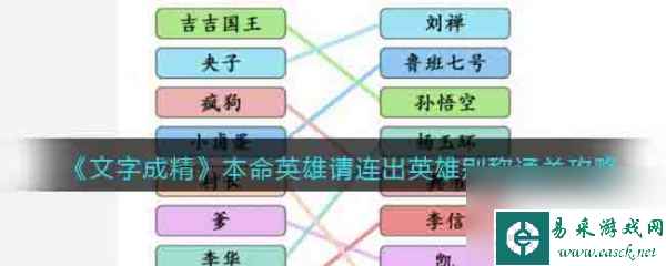 《文字成精》本命英雄过关攻略推荐