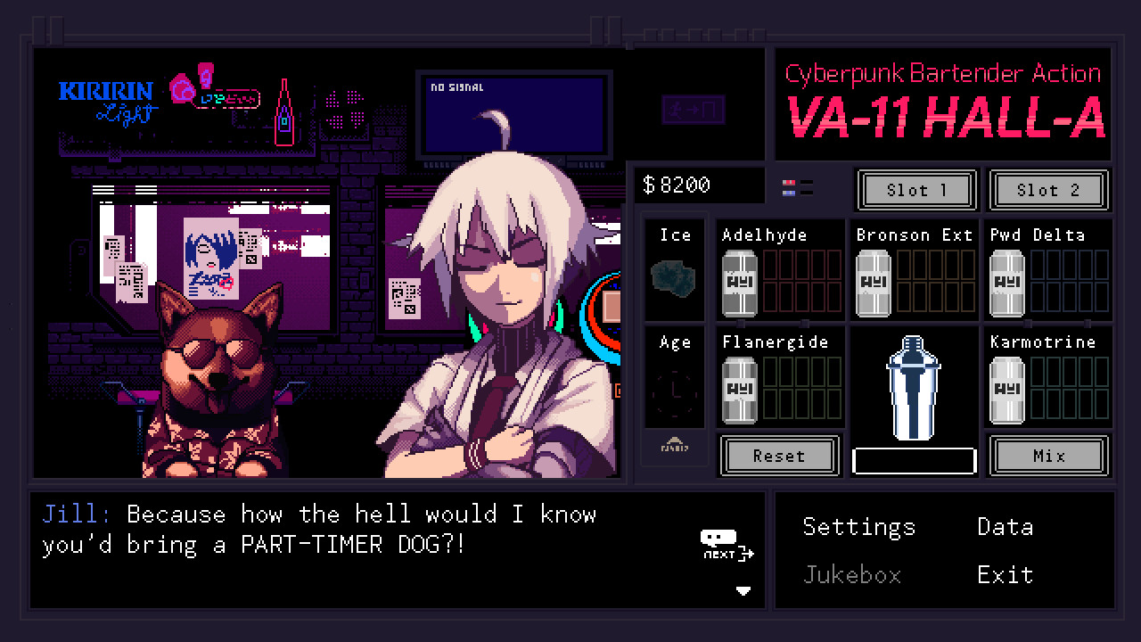 VA-11 HALL-A 游戏截图