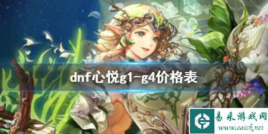 《dnf》心悦g1-g4价格表一览