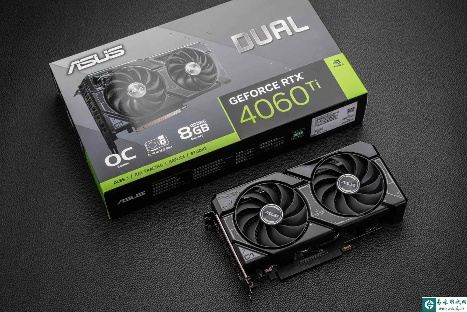 温度相当凉爽！华硕DUAL 4060Ti SSD可扩展M.2显卡