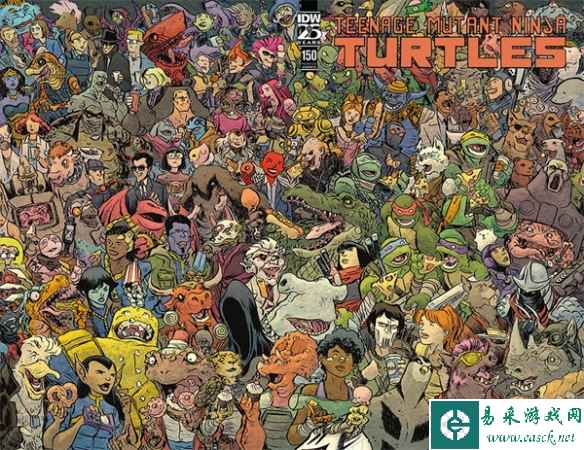 IDW在《忍者神龟》40周年纪念日之前更新了漫画授权