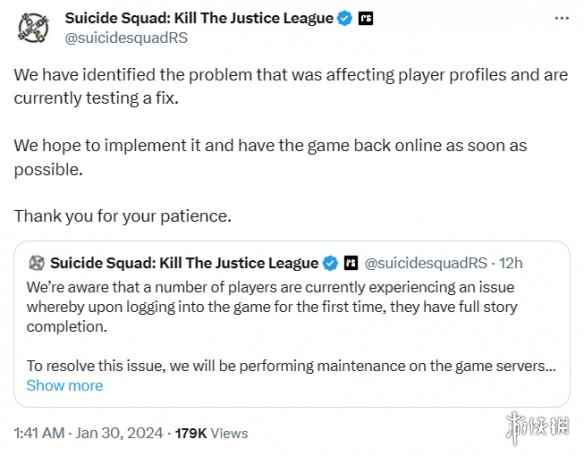 《自杀小队》逆天离奇bug：玩家登录游戏后直接通关！