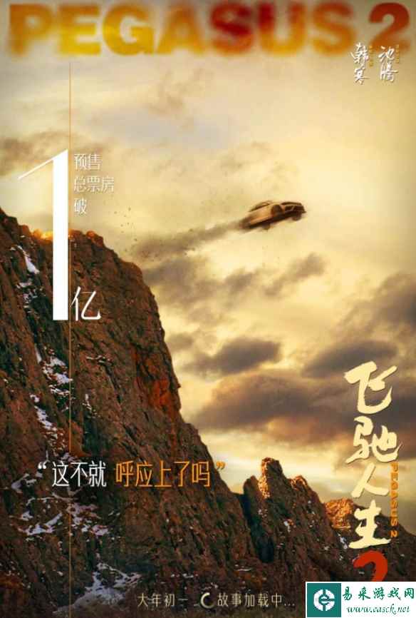 韩寒《飞驰人生2》预售票房破1亿元！沈腾尹正等主演