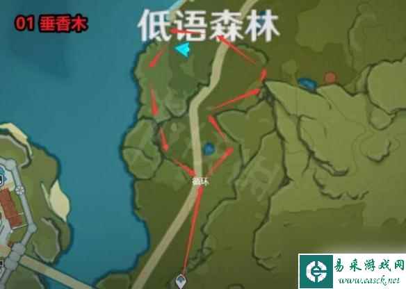 原神 红木 《原神》木材收集路线推荐