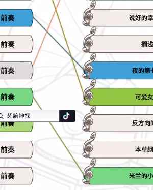 《超脑神探》听前奏猜歌名通关攻略