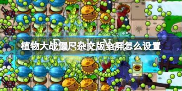 《植物大战僵尸杂交版》全屏设置方法