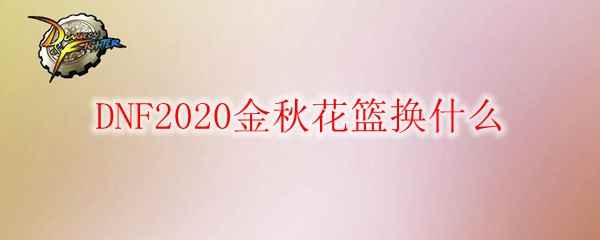 DNF2020金秋花篮换什么