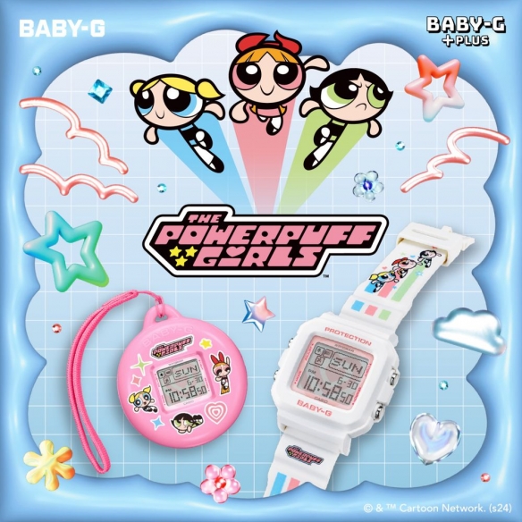 CASIO 与《飞天小女警》联名推出全新 BABY-G 腕表