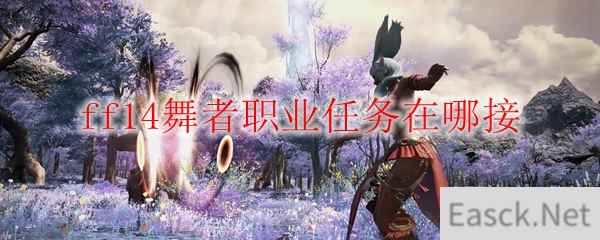 ff14舞者职业任务在哪接