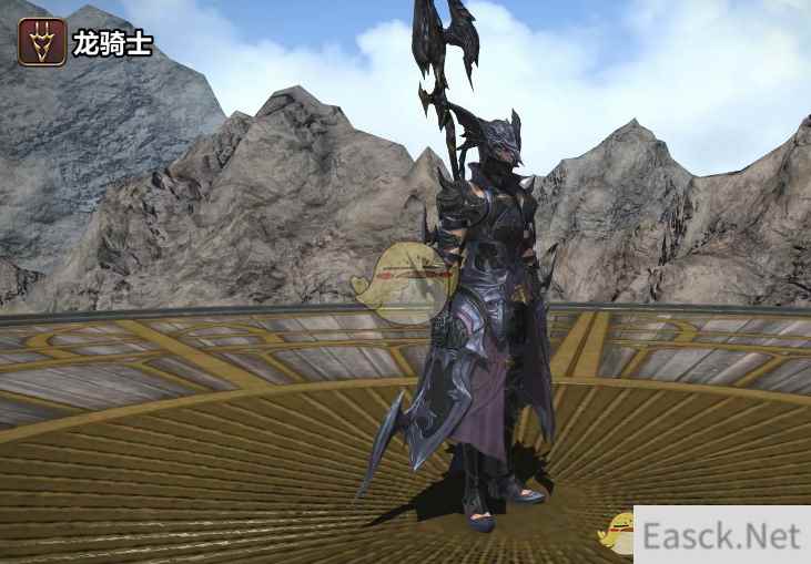 《ff14》5.25龙骑士80级校服染色外观