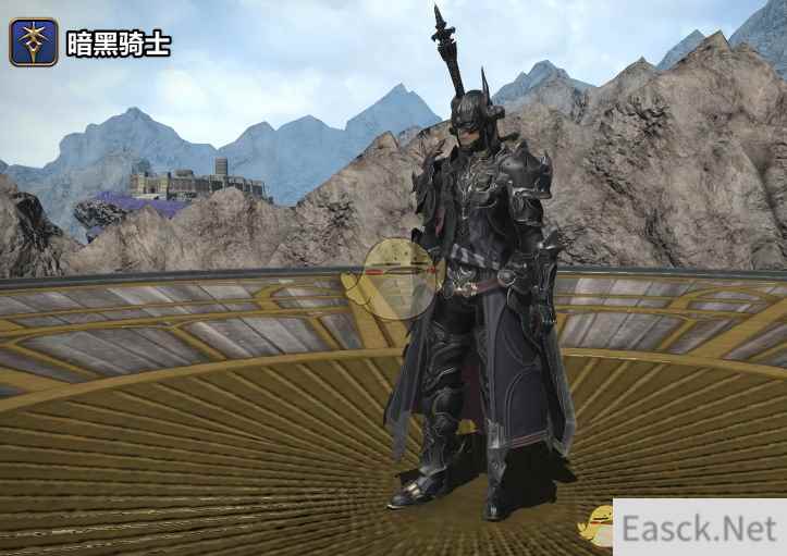 《ff14》5.25暗黑骑士80级校服染色外观