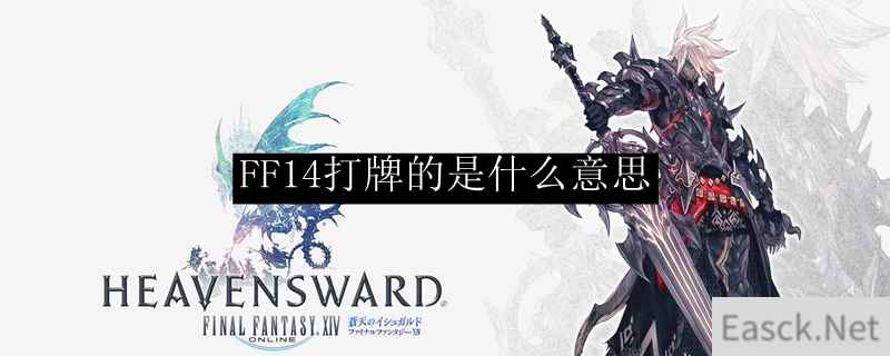 FF14打牌的是什么意思