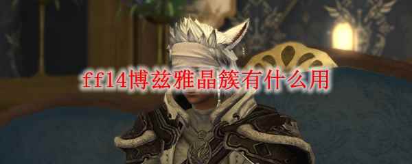 ff14博兹雅晶簇有什么用