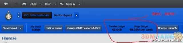 足球经理2013 修改转会资金和工资的方法