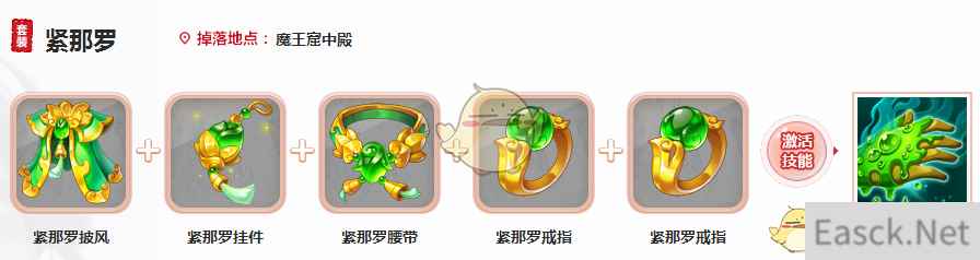 《大话西游》手游紧那罗套装详解