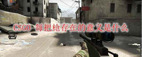 CSGO 每把枪存在的意义是什么