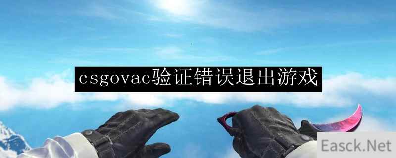 csgovac验证错误退出游戏