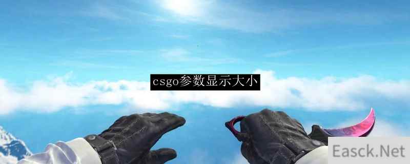 csgo参数显示大小