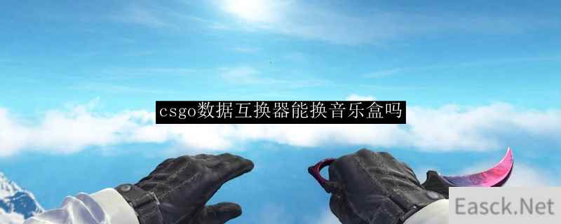 csgo数据互换器能换音乐盒吗